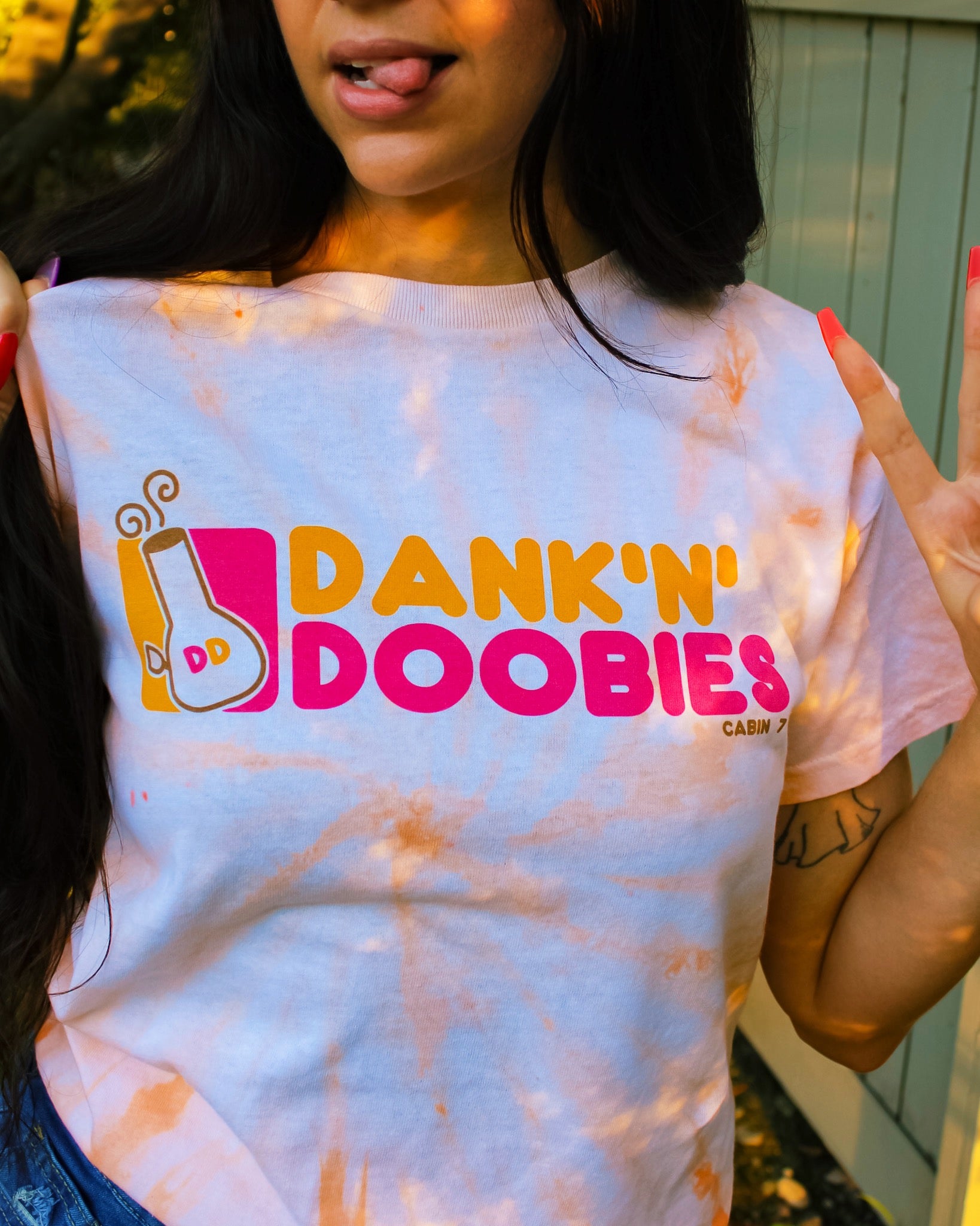 Dank 'N' Doobies Tie Dye T-Shirt