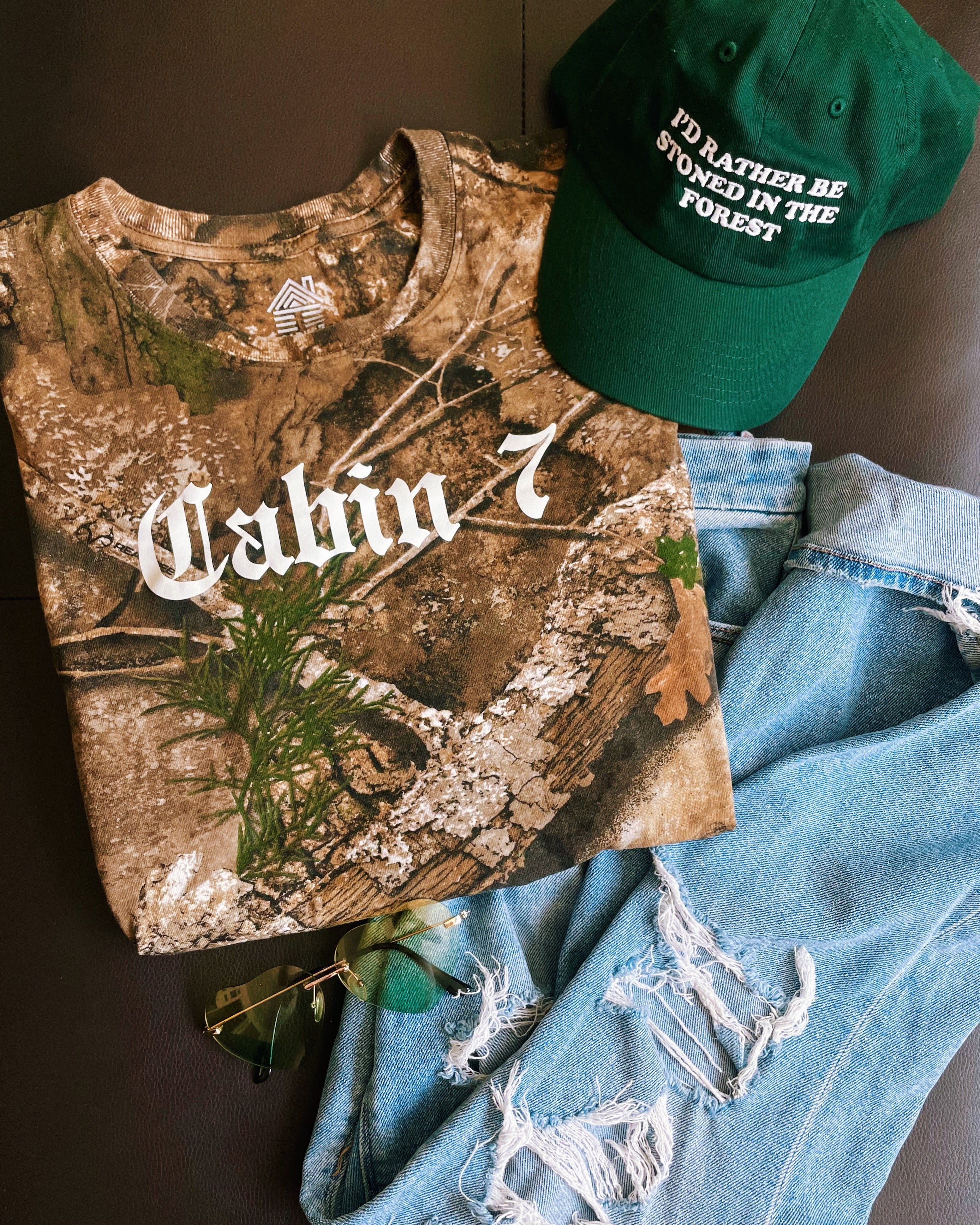 I'd Rather Be Stoned in the Forest Dad Hat