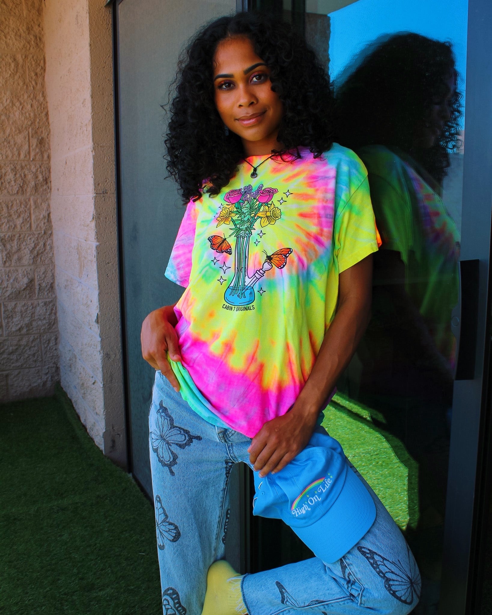 Bong Bouquet Tie Dye T-Shirt
