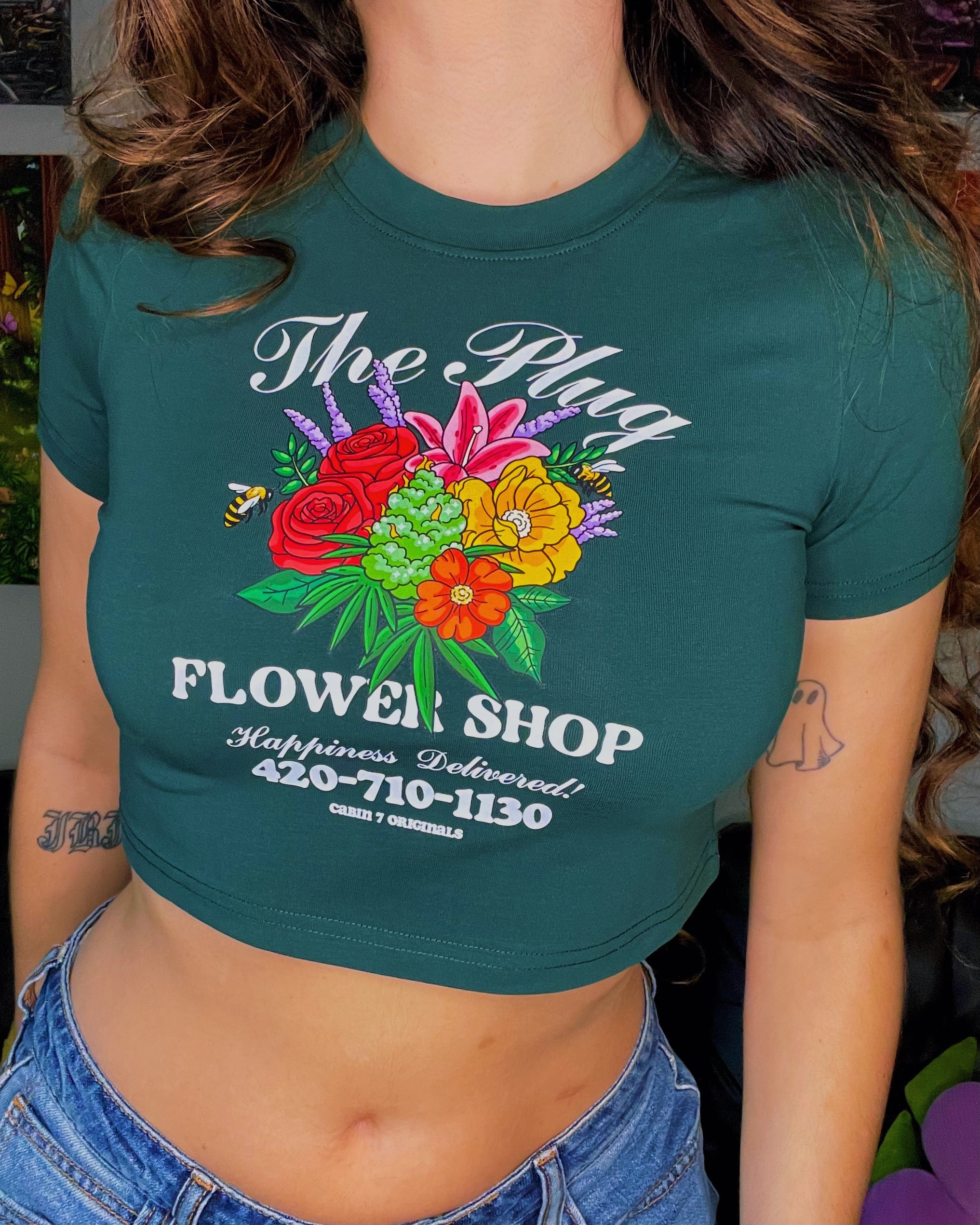 Flower Shop Crop Top