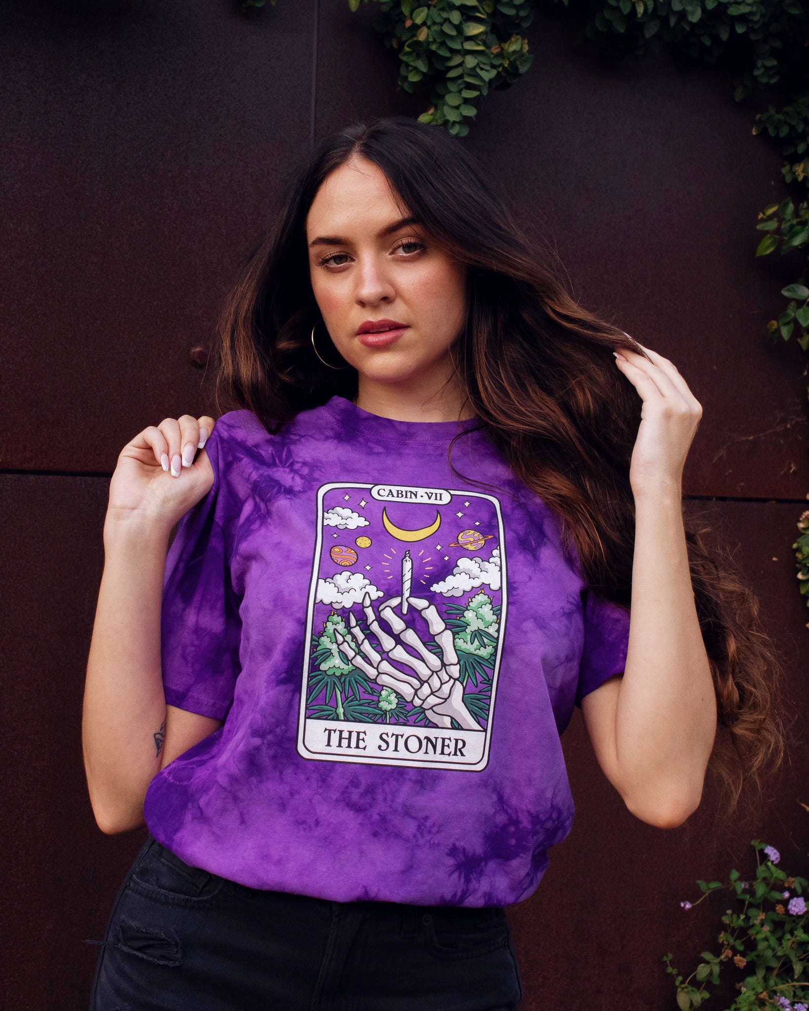 The Stoner Tarot Card Tie Dye T-Shirt