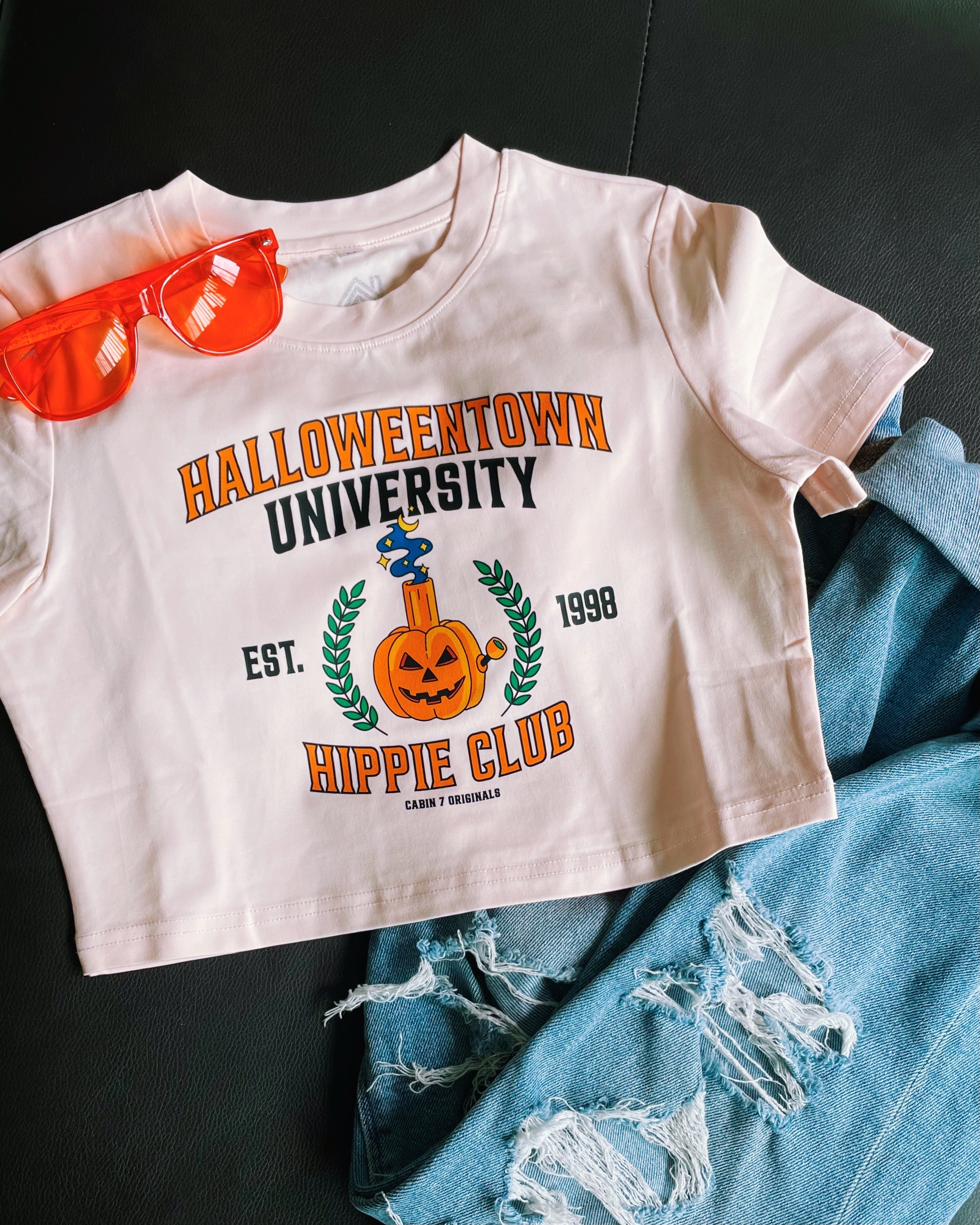 Halloweentown University Hippie Club Crop Top
