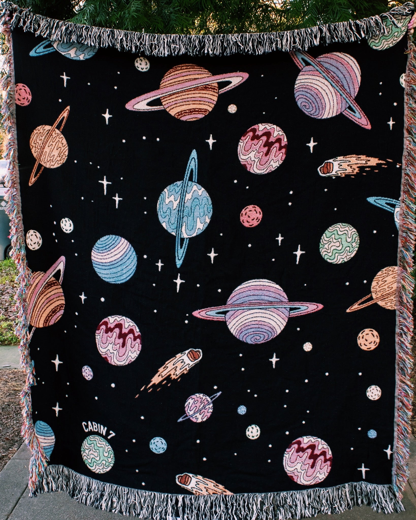Starry Sky Woven Blanket