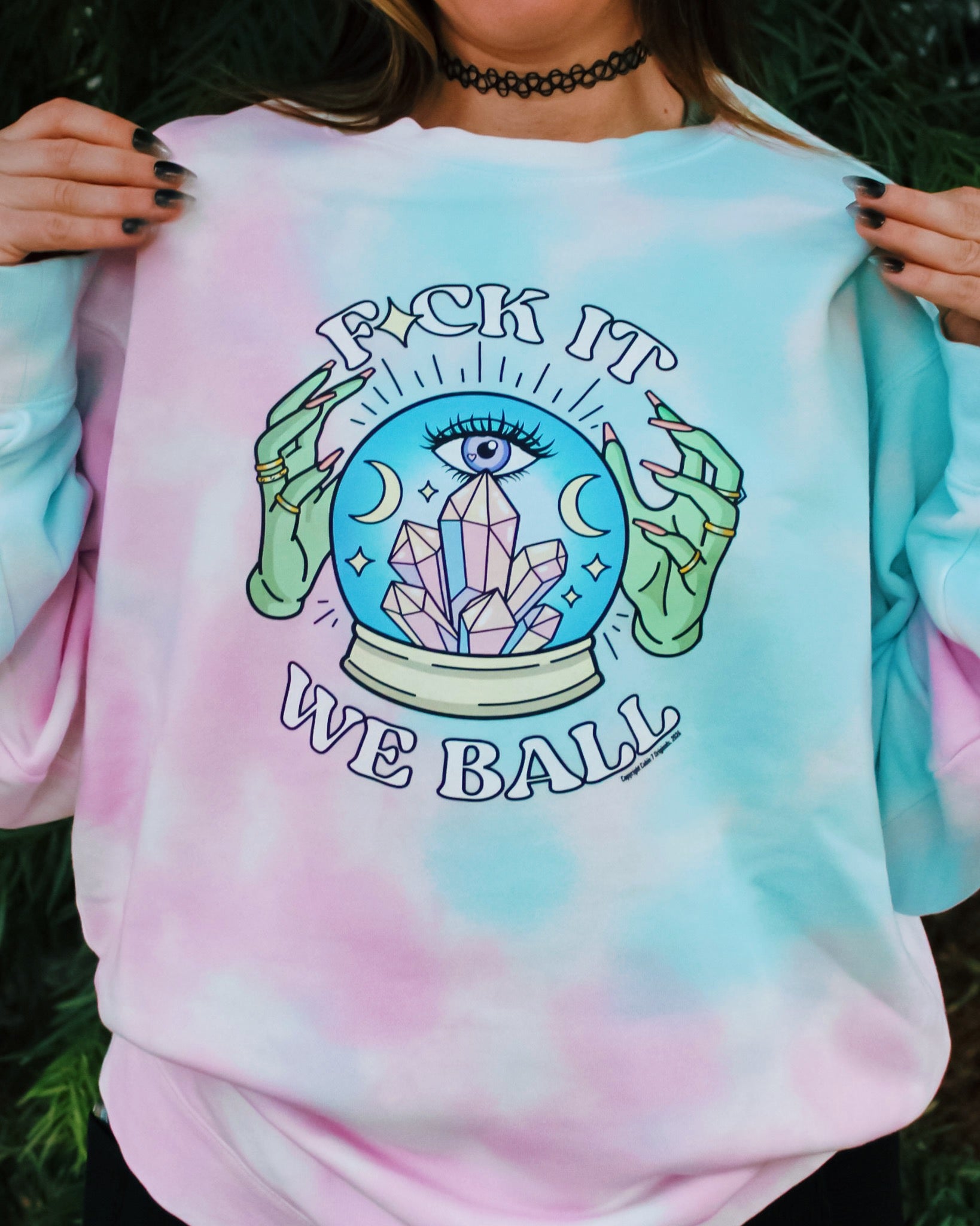 We Ball Tie Dye Sweatshirt