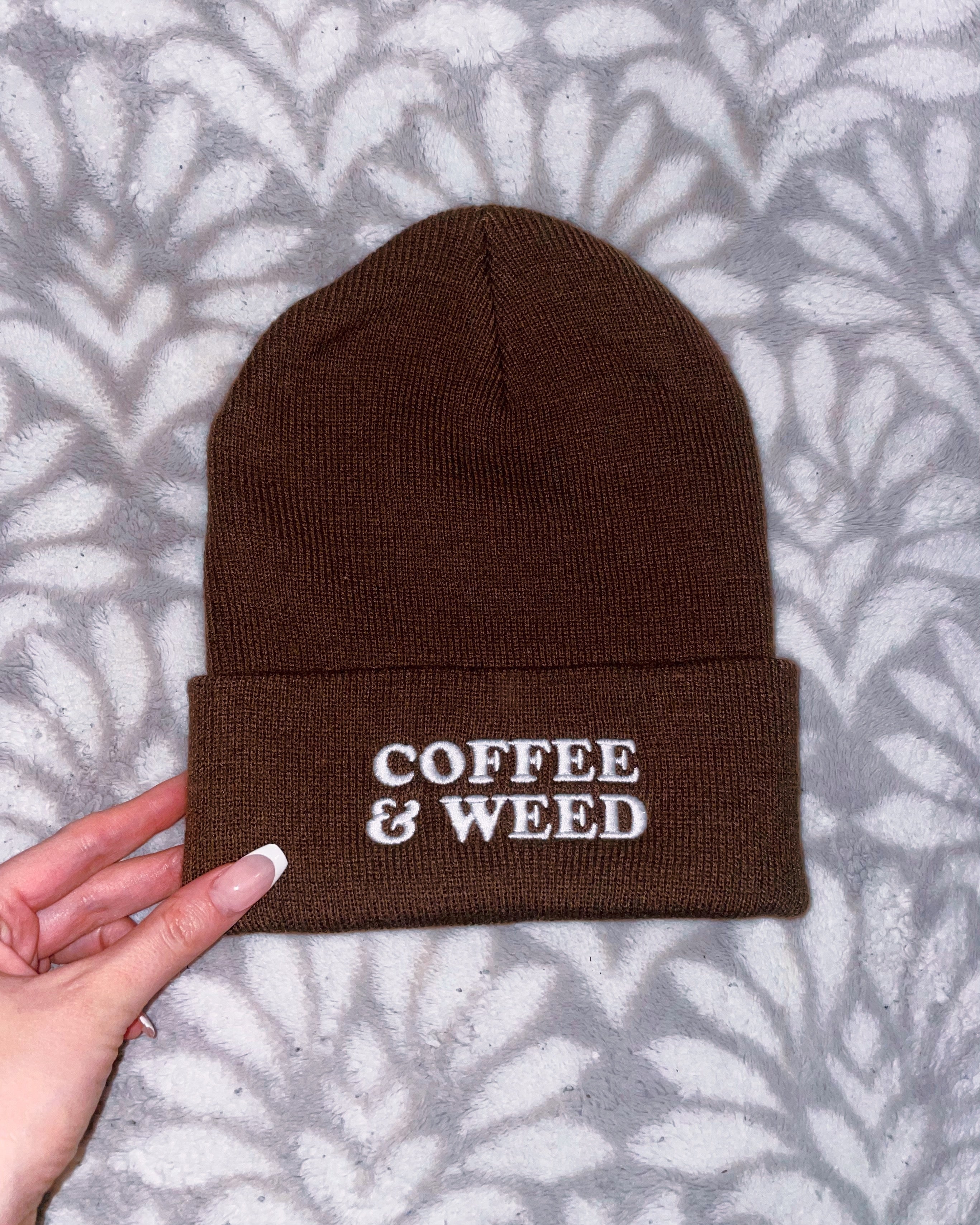 🎁 Coffee & Weed Beanie (100% off)