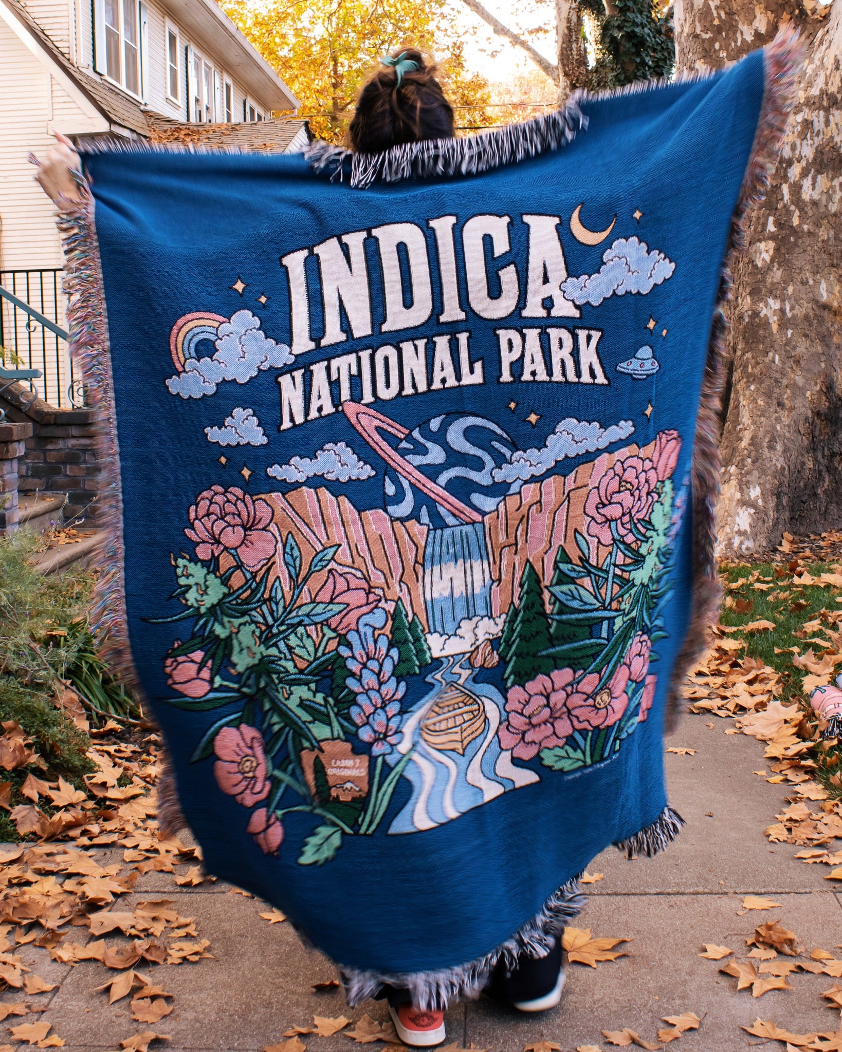 Indica National Park Woven Blanket