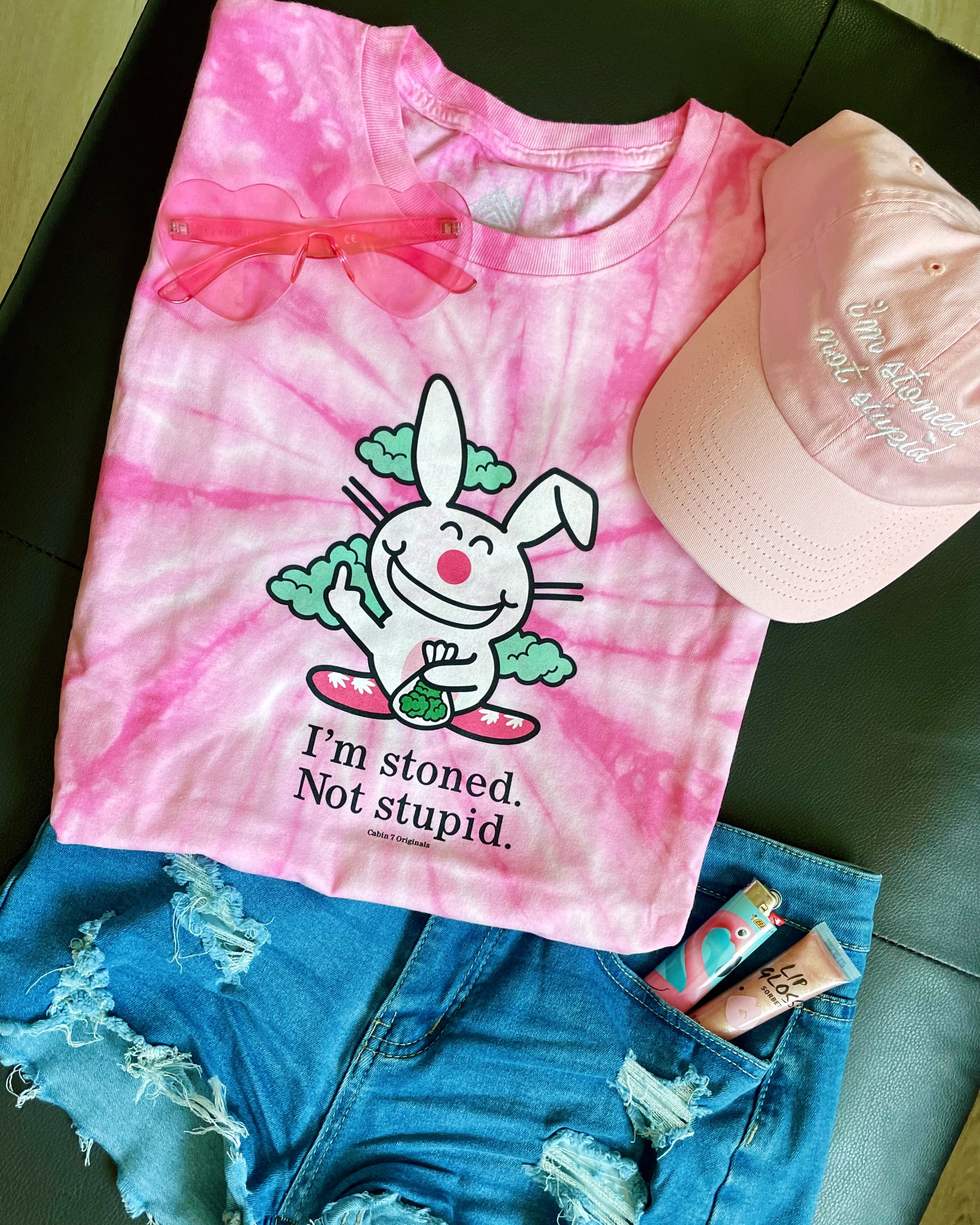 Stoned Not Stupid Tie Dye T-Shirt