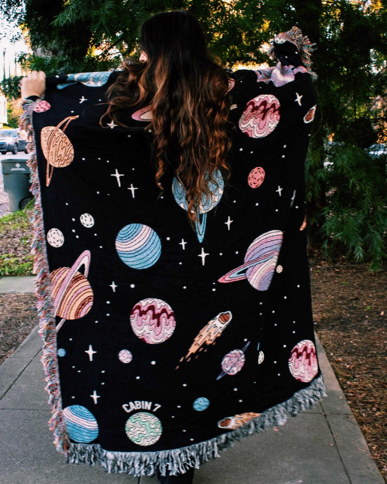 Starry Sky Woven Blanket