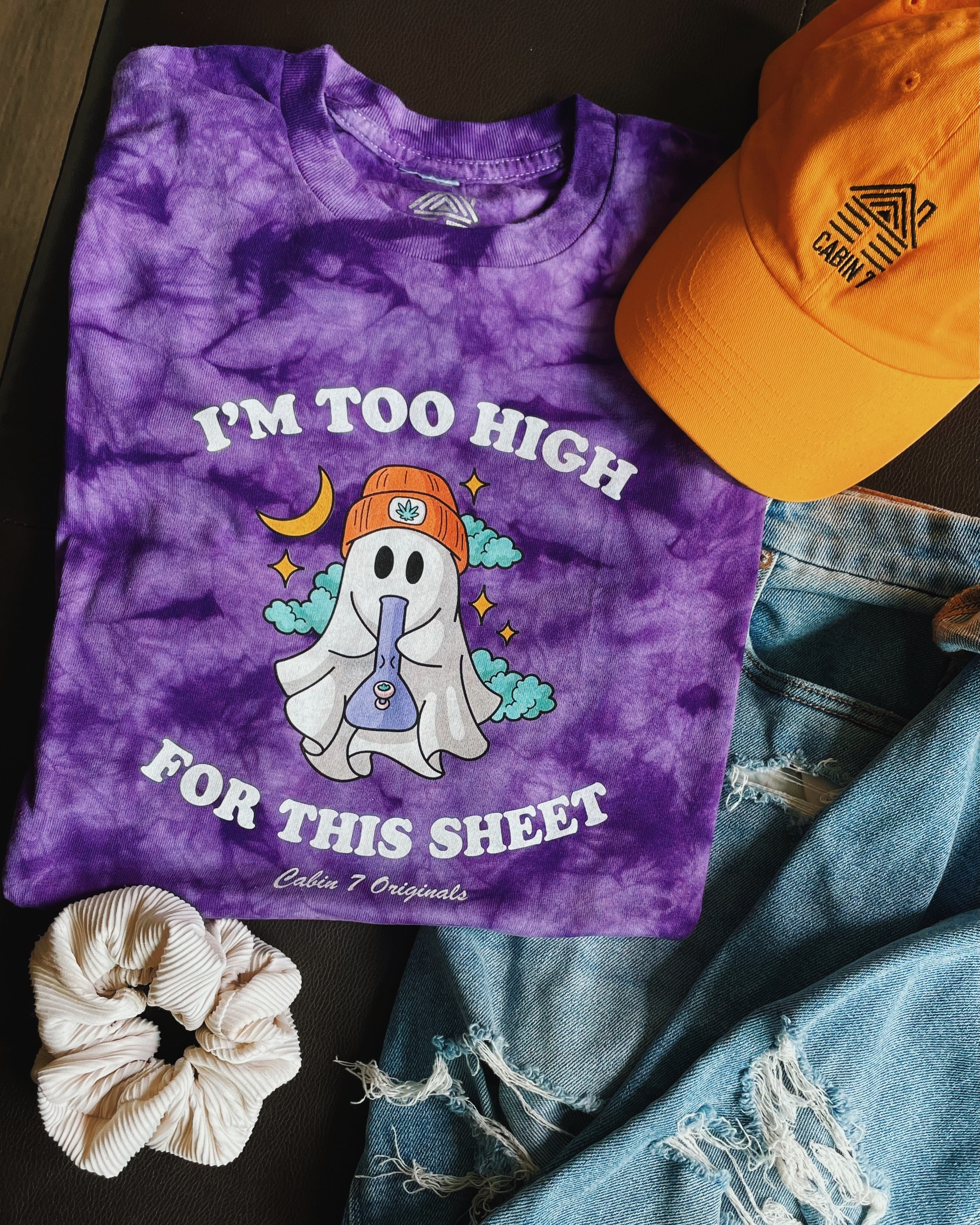 Too High For This Sheet Tie Dye T-Shirt