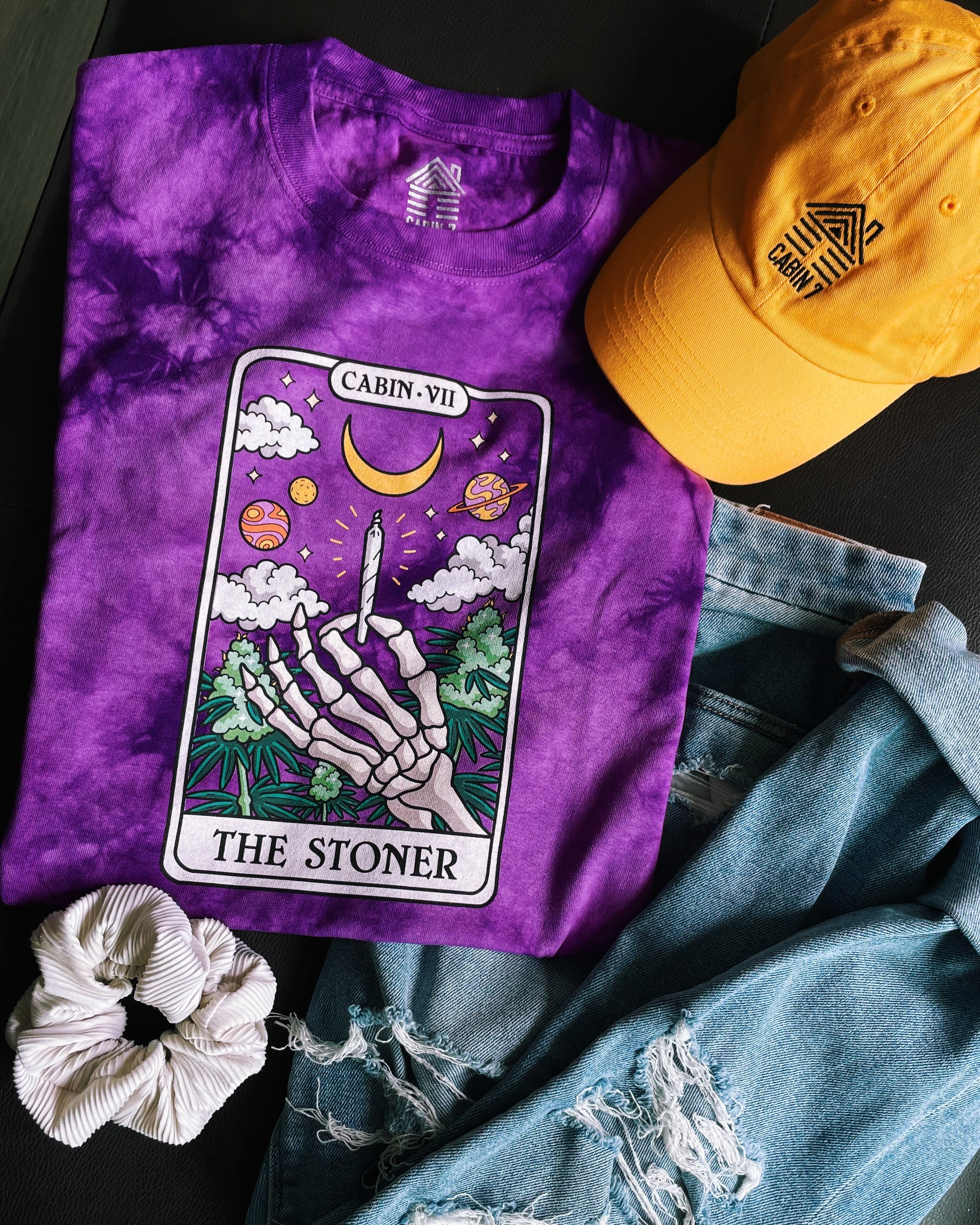 The Stoner Tarot Card Tie Dye T-Shirt