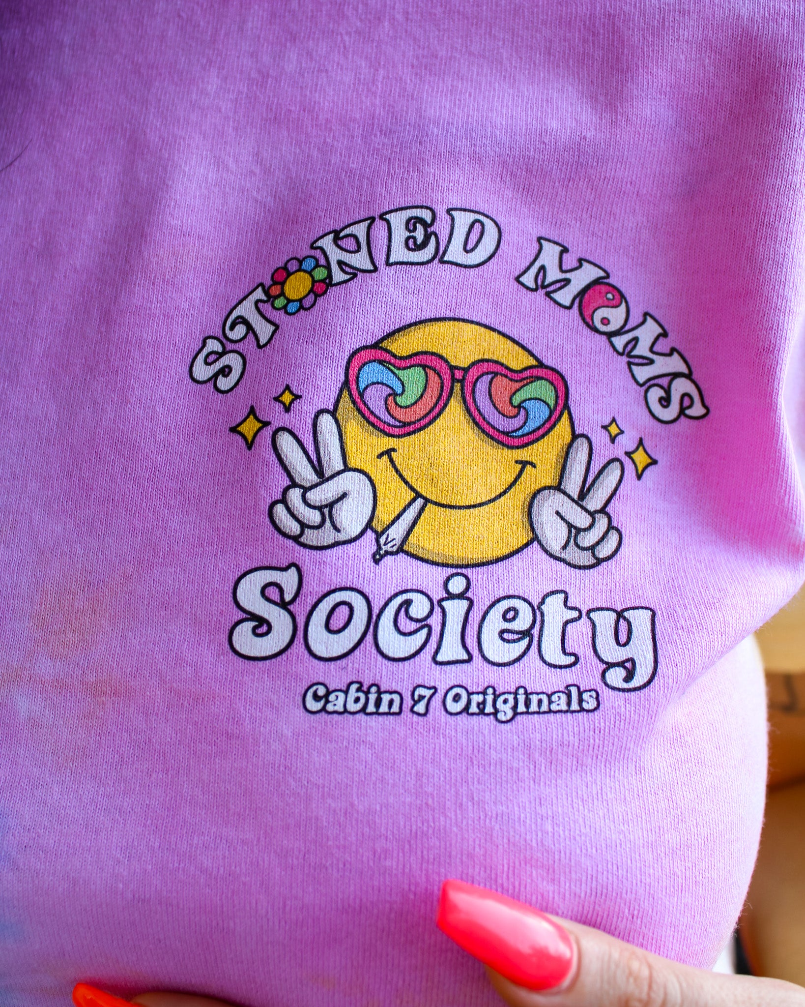 Stoned Moms Society Tie Dye T-Shirt