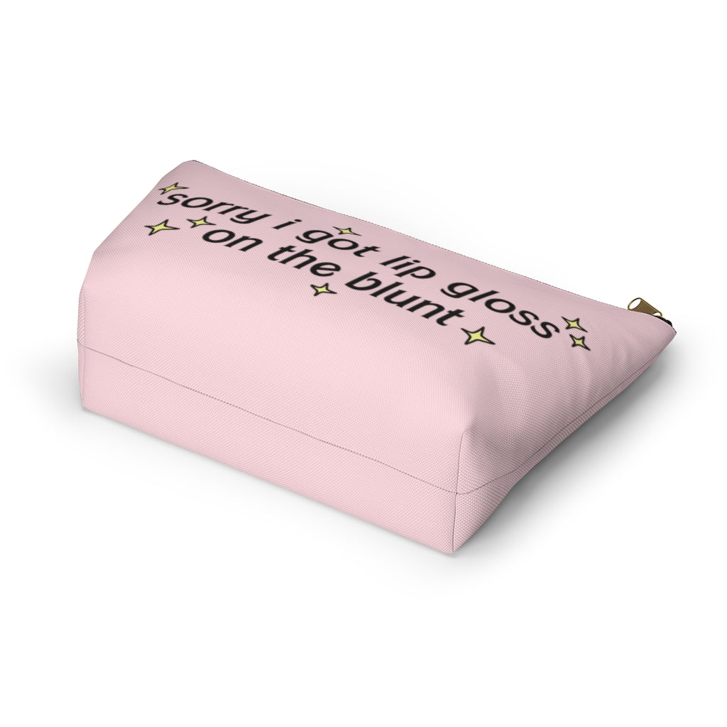 Lip Gloss On The Blunt Zipper Pouch