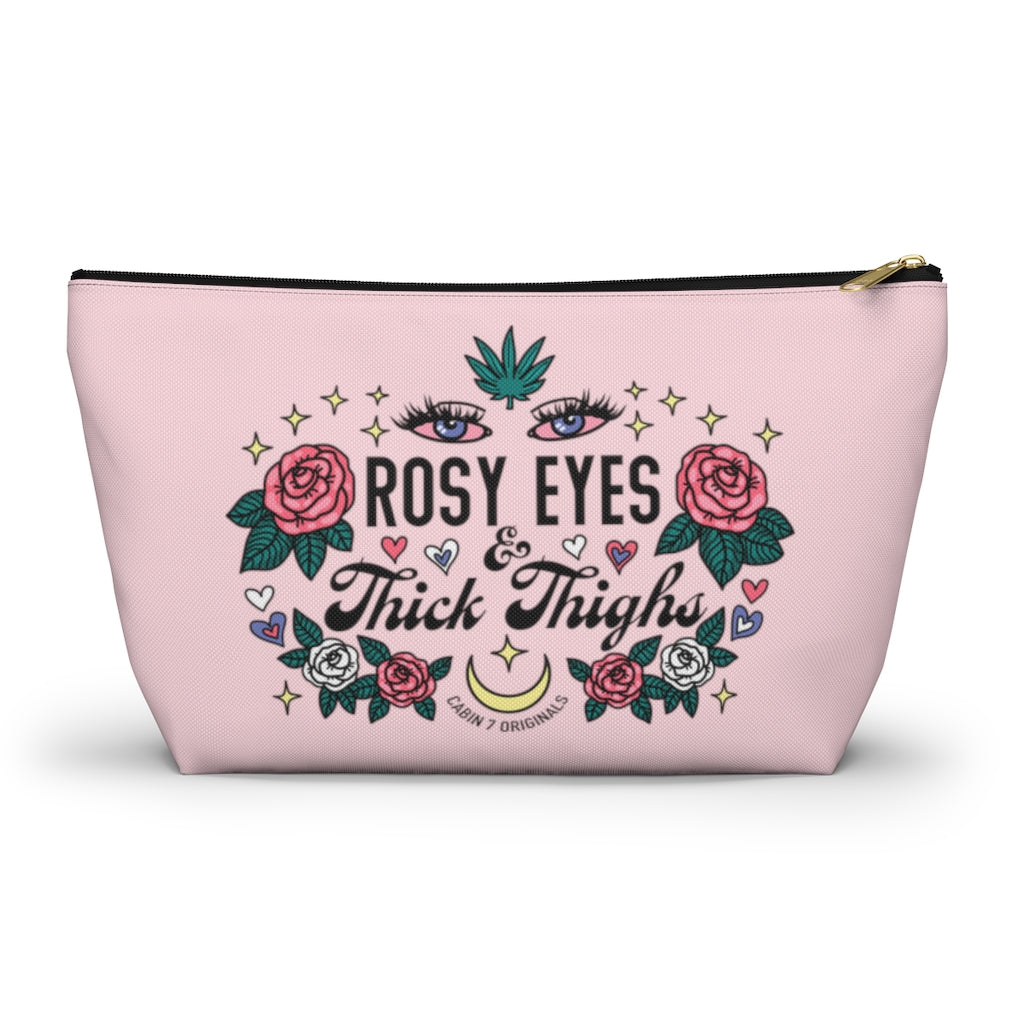 Rosy Eyes & Thick Thighs Zipper Pouch