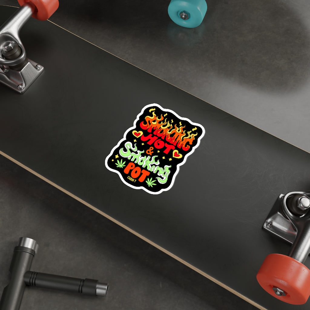 Smoking Hot Sticker