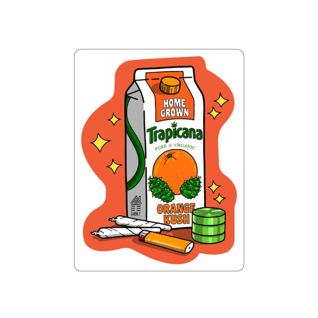 Orange Kush Sticker
