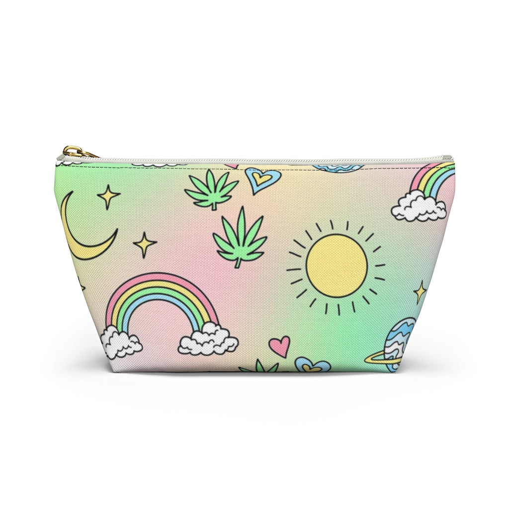Pastel Rainbow Zipper Pouch