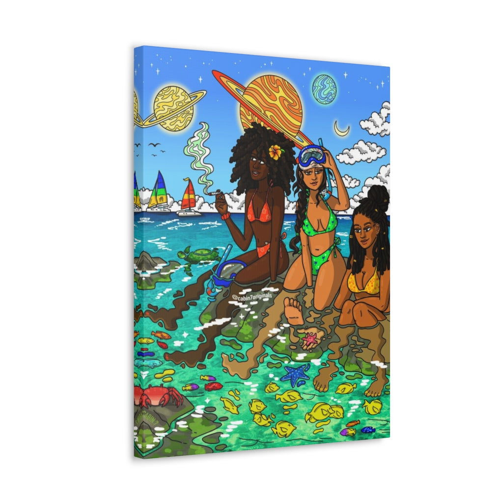 "Aquamarine" Canvas Print