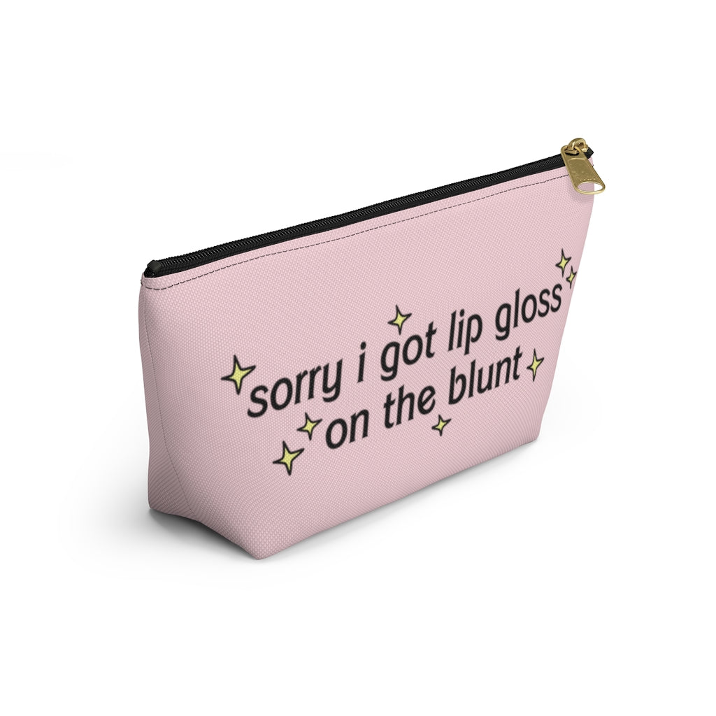 Lip Gloss On The Blunt Zipper Pouch