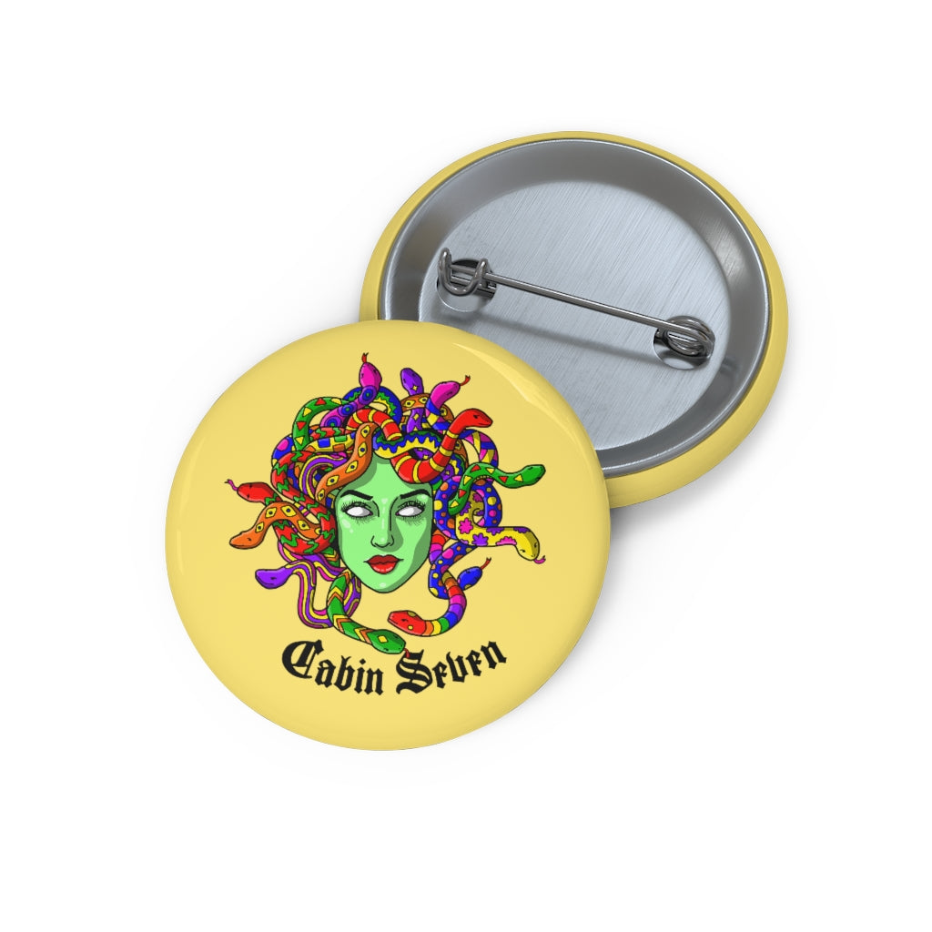 Psychedelic Medusa Pin