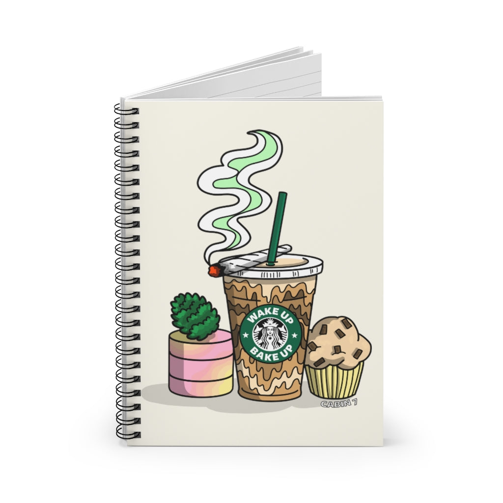 Wake & Bake Spiral Notebook
