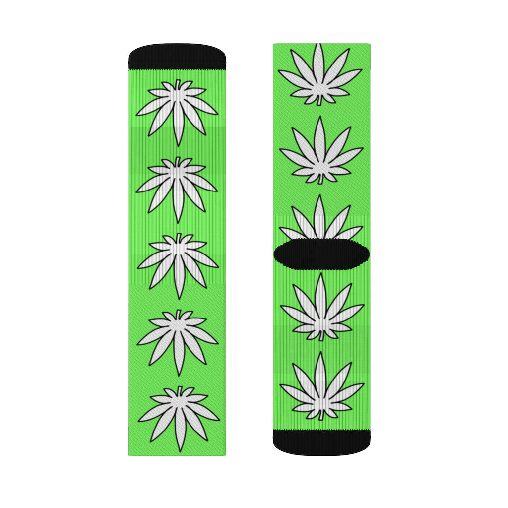 Lil' Leafy Socks - Limeade