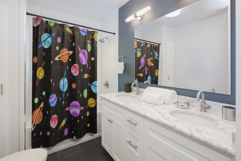 Starry Sky Shower Curtain