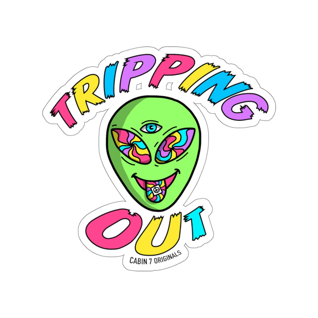 Tripping Out Sticker