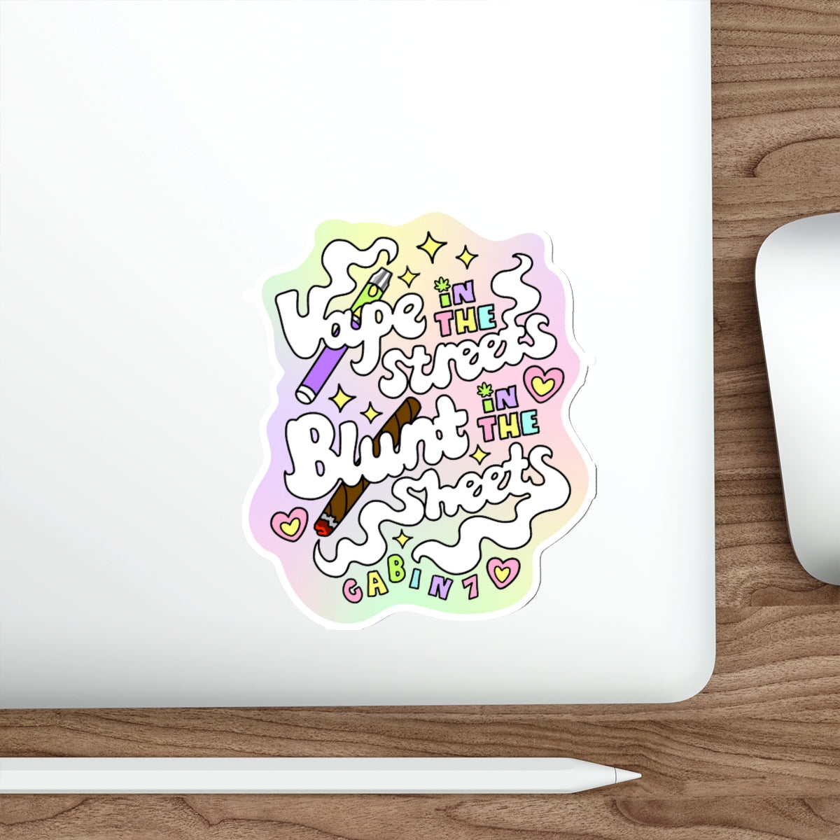 Vape in the Sheets Sticker