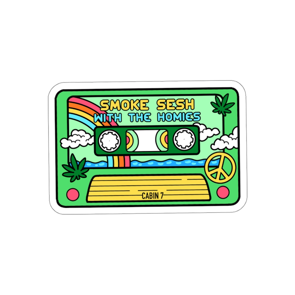 Smoke Sesh Mixtape Sticker