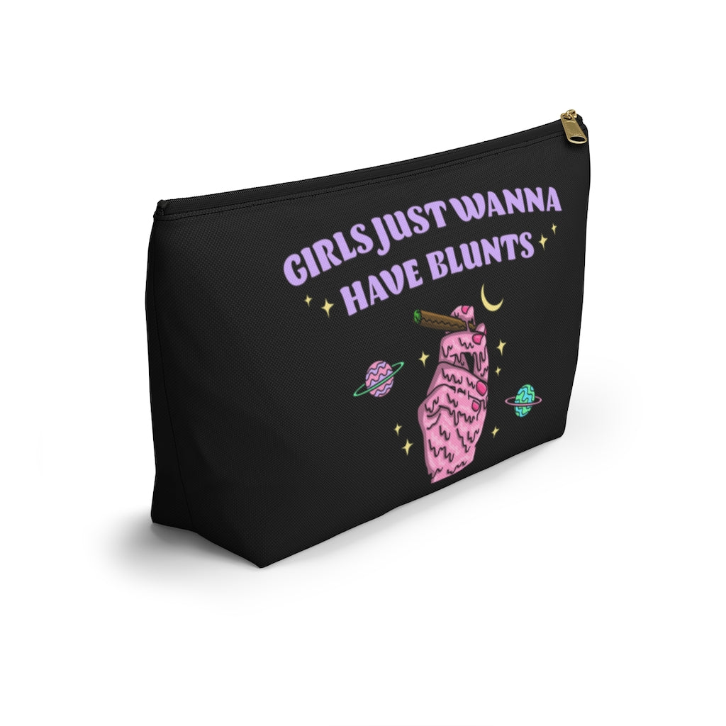 "Girls Just Wanna" Zipper Pouch