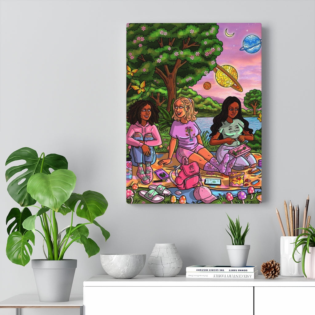 "Cotton Candy Kush" Canvas Print