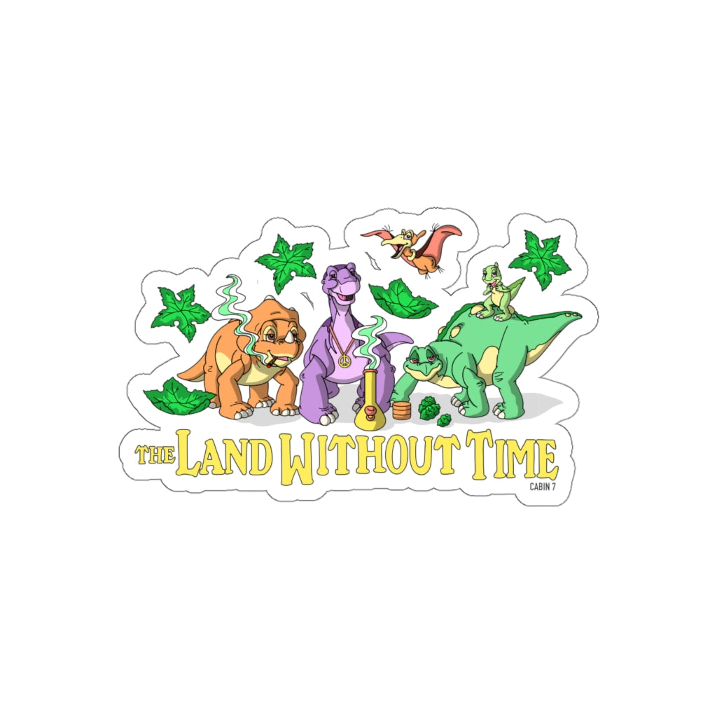 Land Without Time Sticker