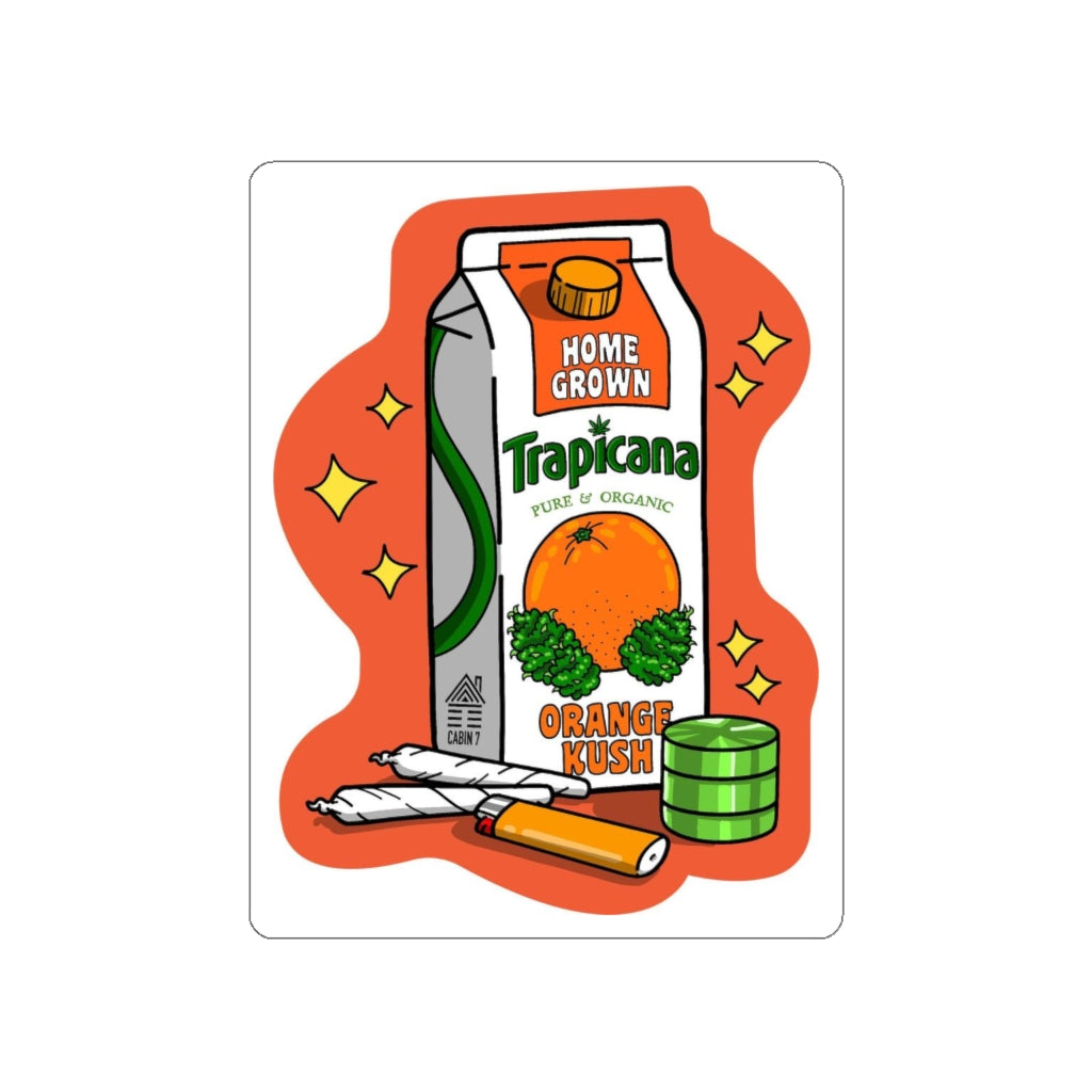 Orange Kush Sticker
