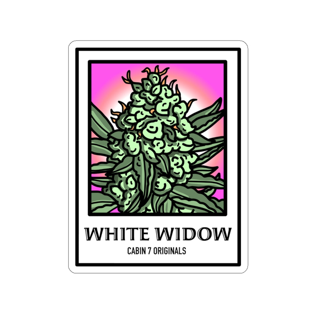White Widow Sticker