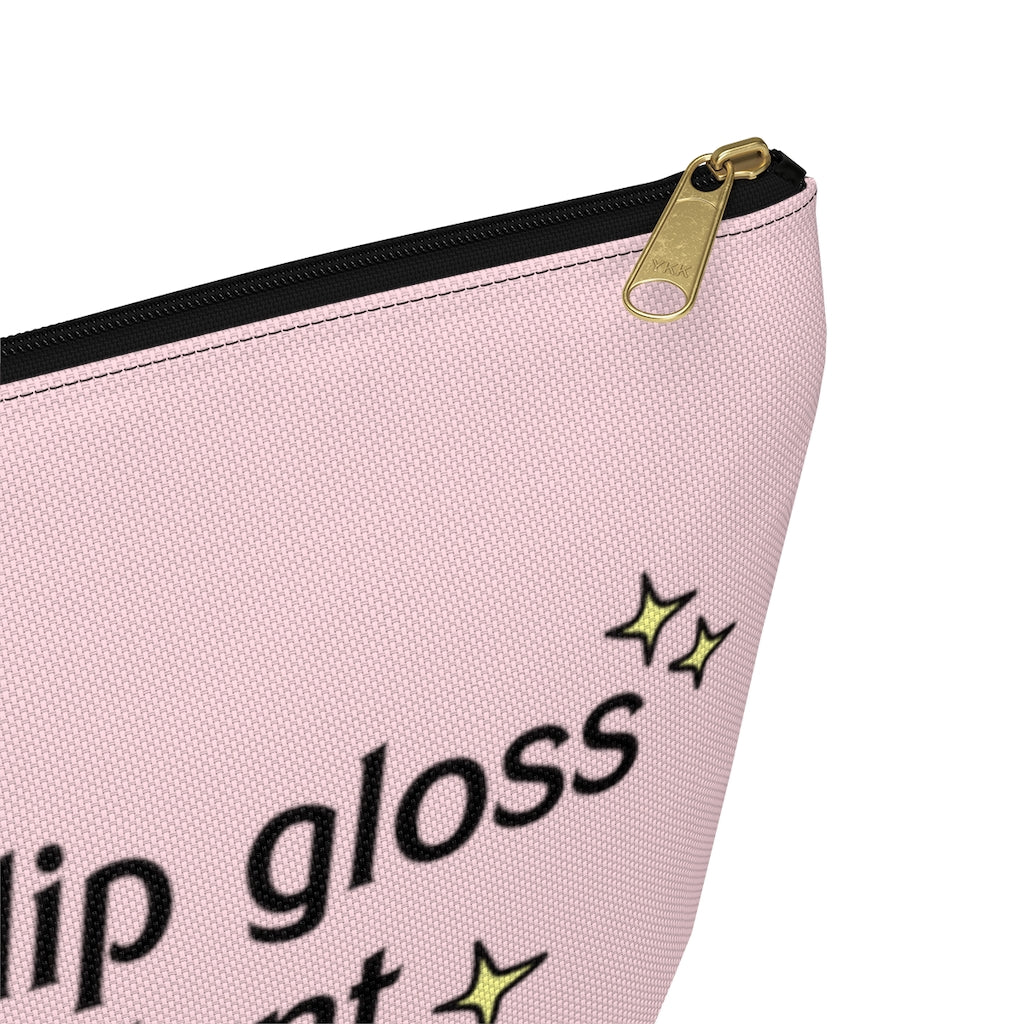 Lip Gloss On The Blunt Zipper Pouch