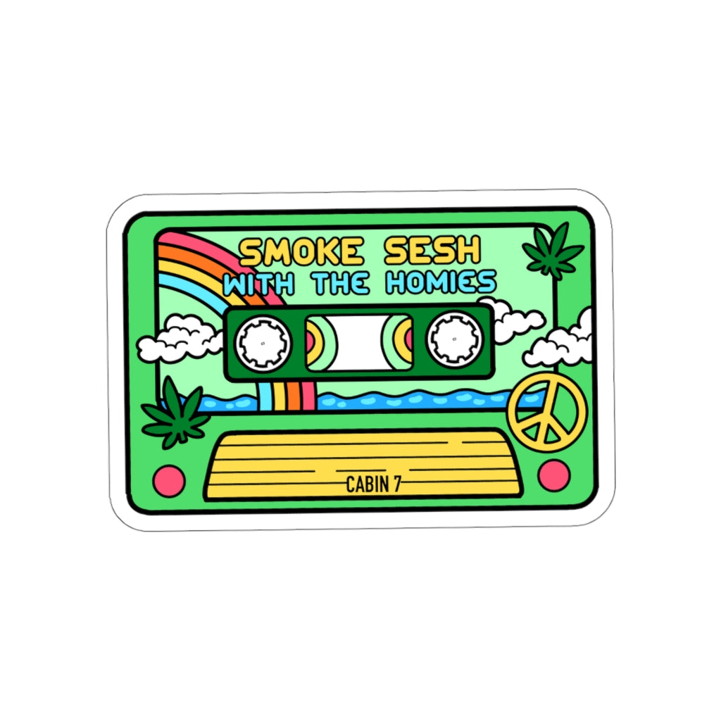 Smoke Sesh Mixtape Sticker