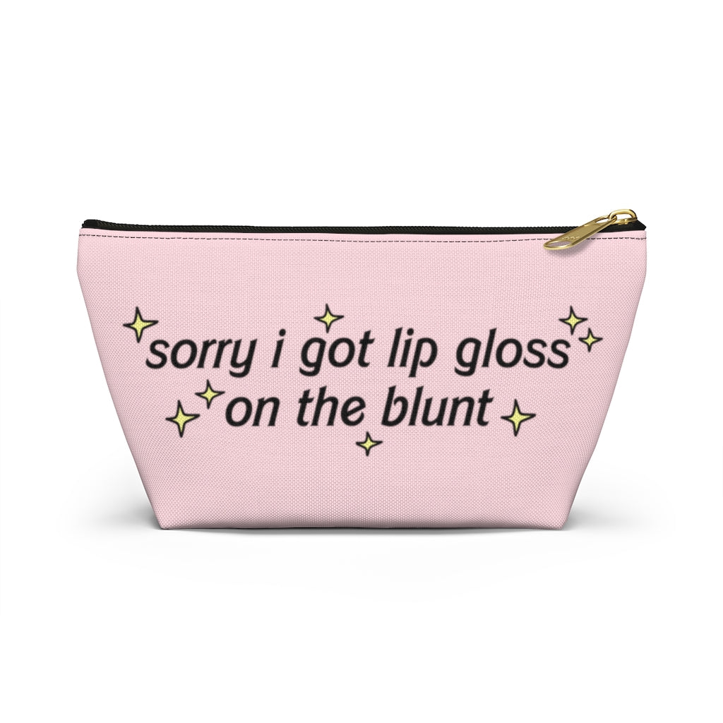 Lip Gloss On The Blunt Zipper Pouch