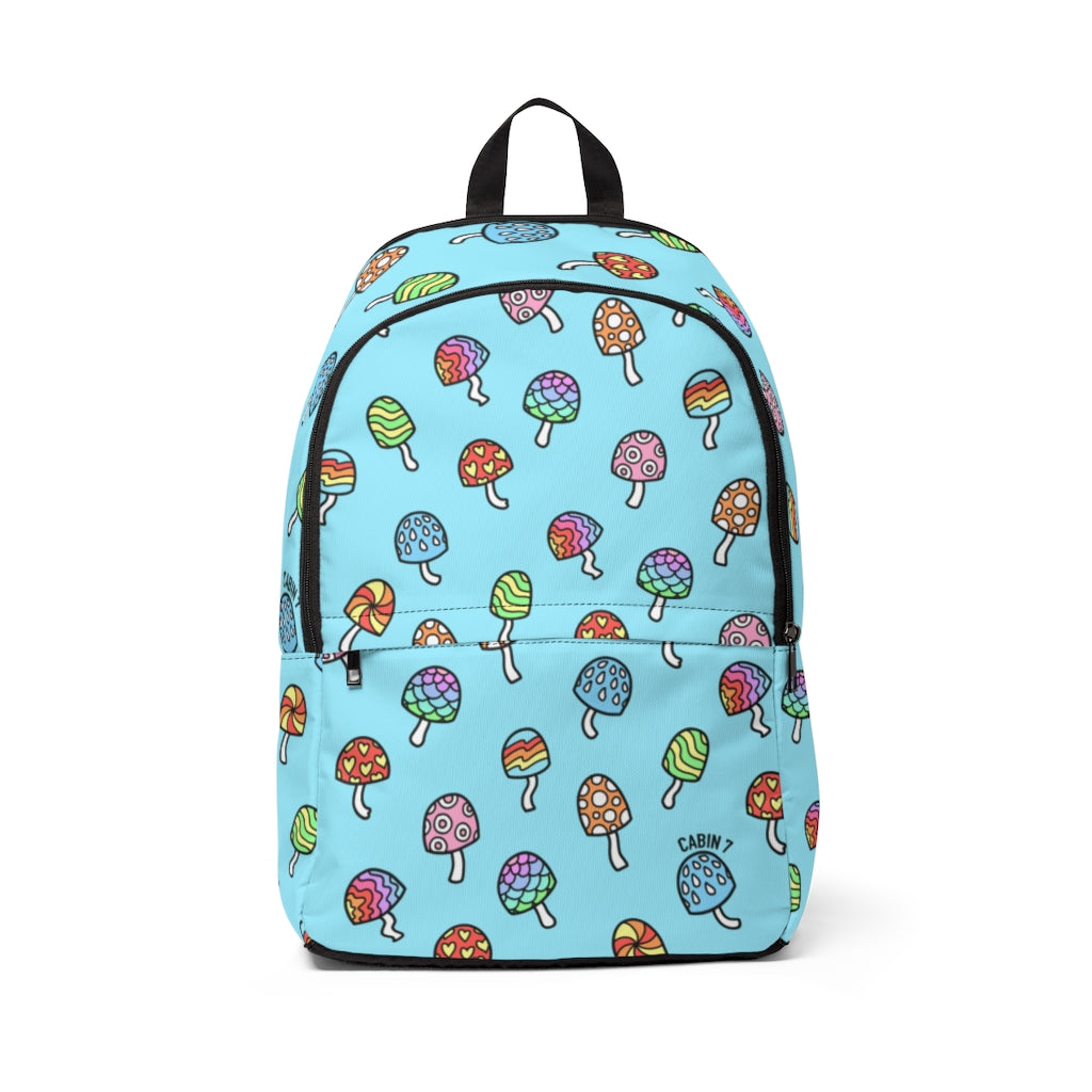 Blue Shrooms Backpack