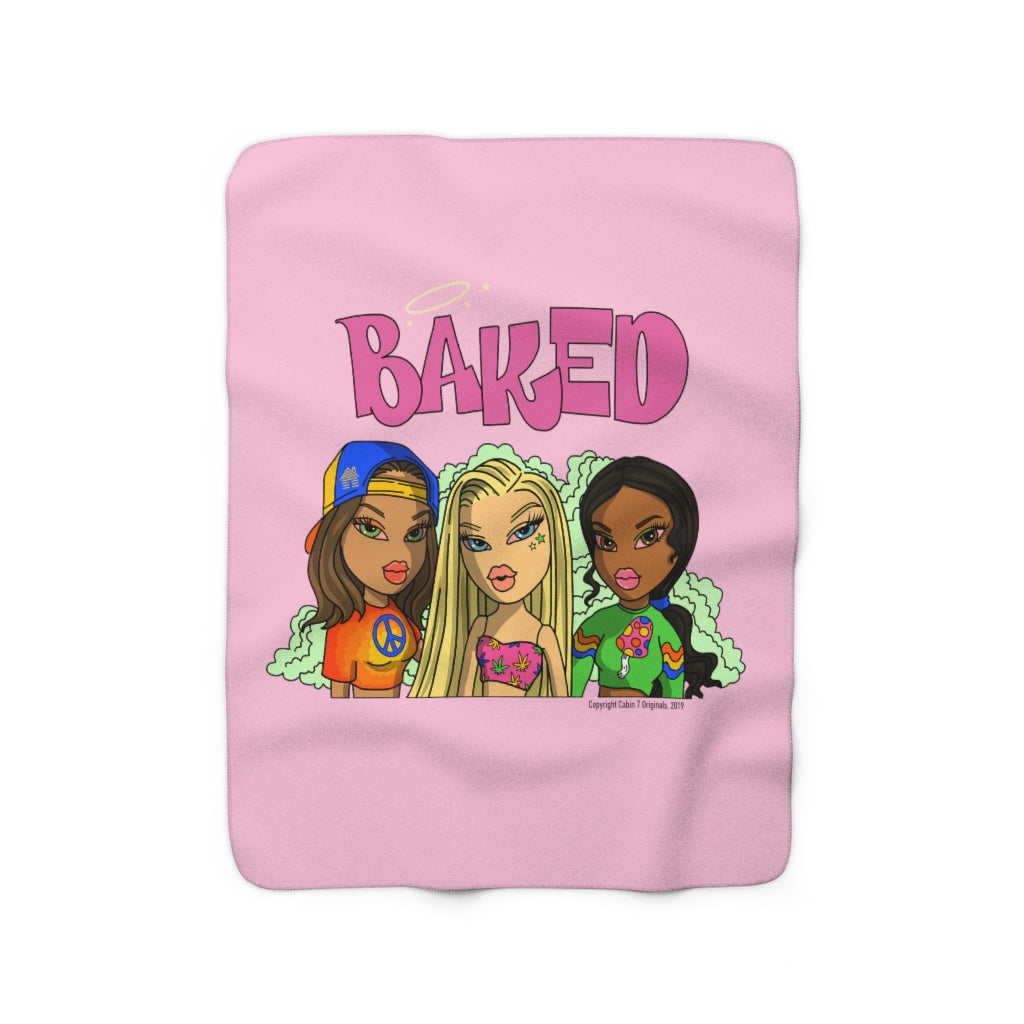 "Baked Babes" Sherpa Fleece Blanket