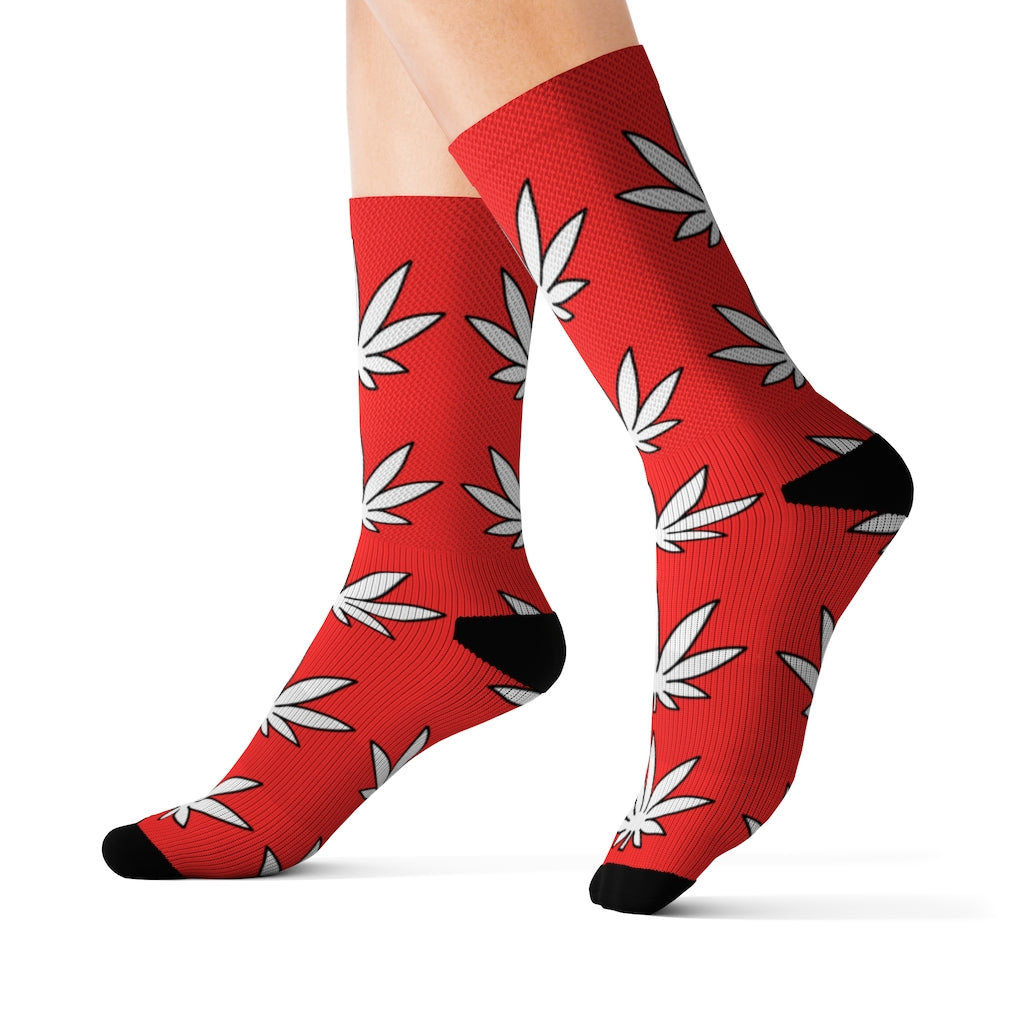 Lil' Leafy Socks - Rose