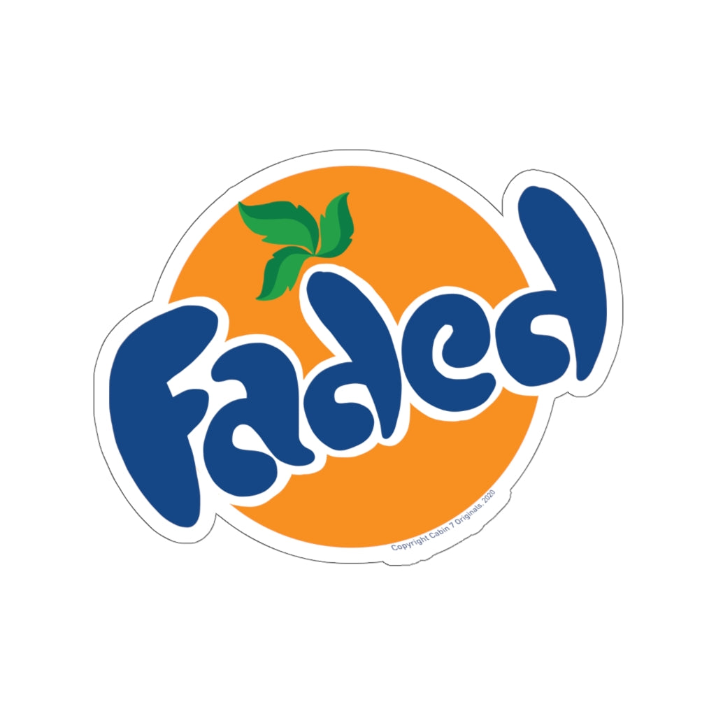 Faded Sticker