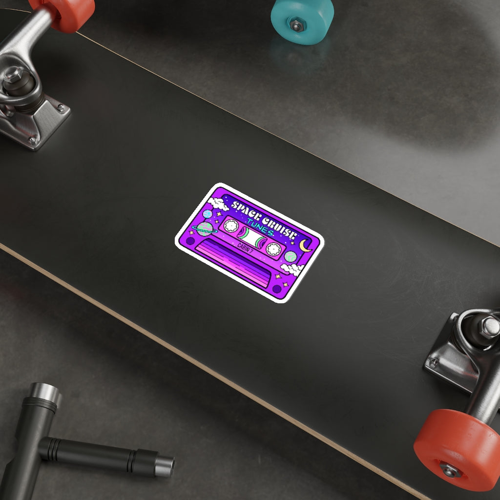 Space Cruise Tunes Sticker
