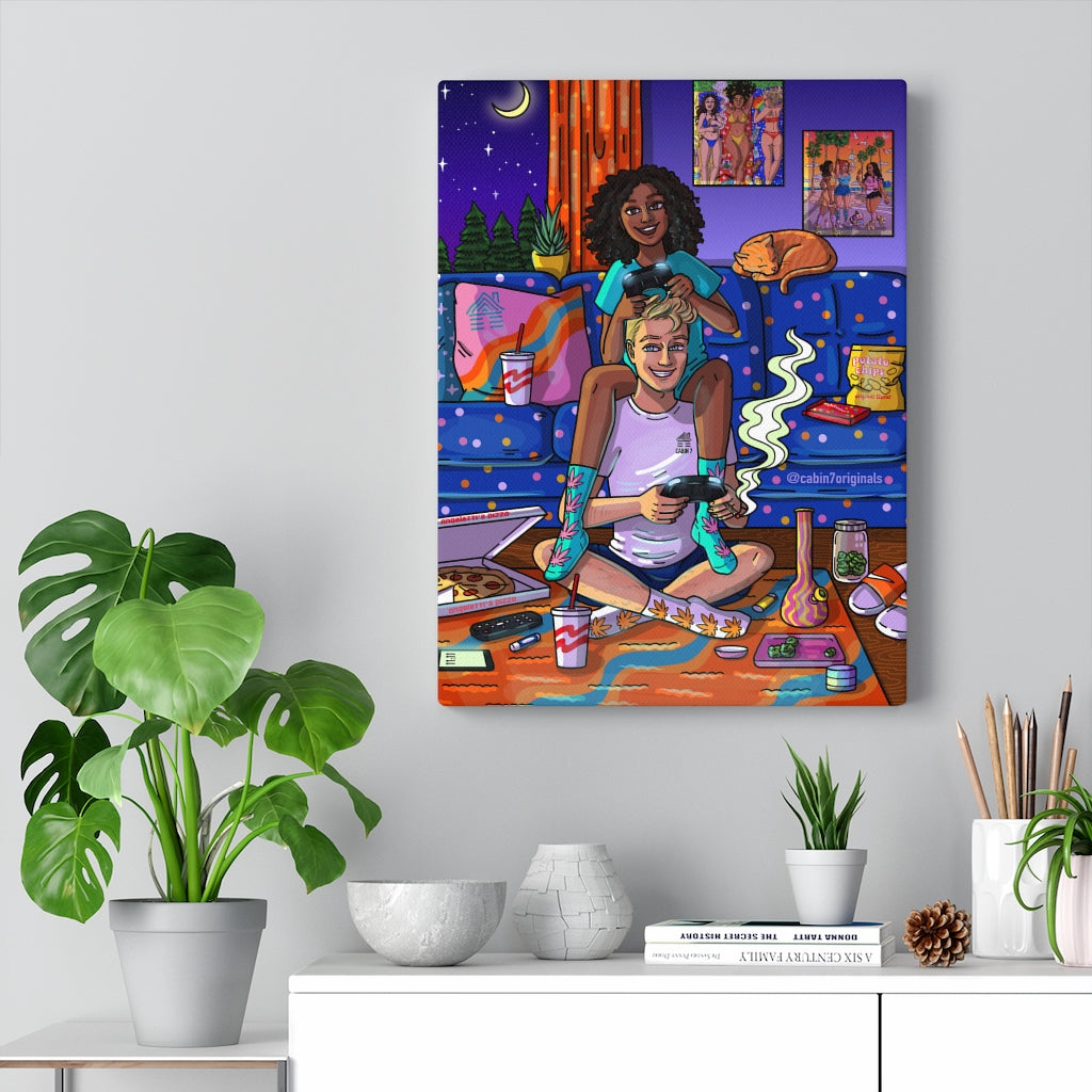"Game On" Canvas Print