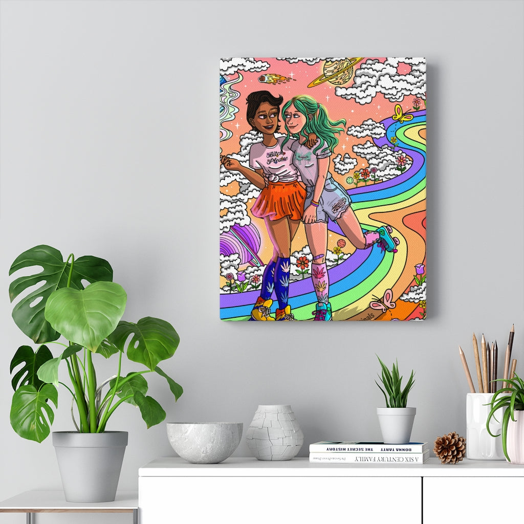 "Rainbows" Canvas Print