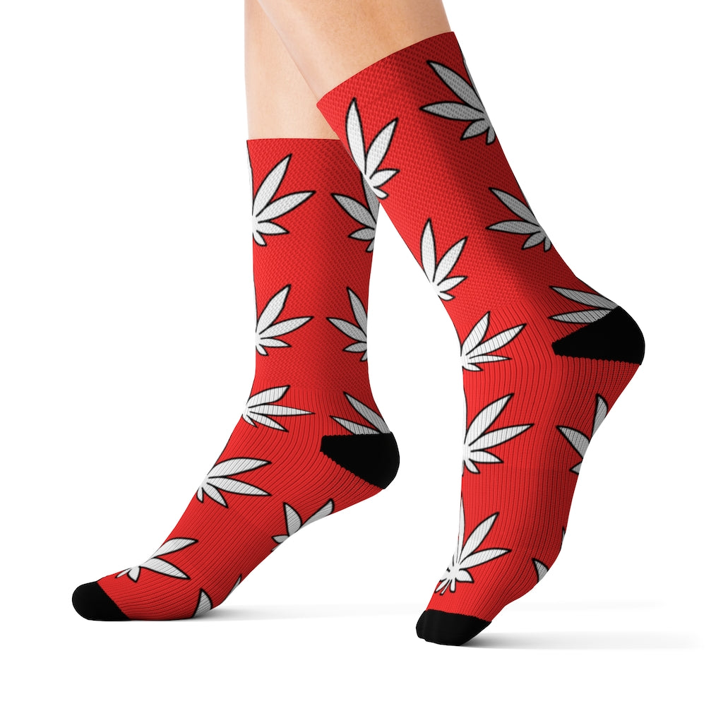 Lil' Leafy Socks - Rose