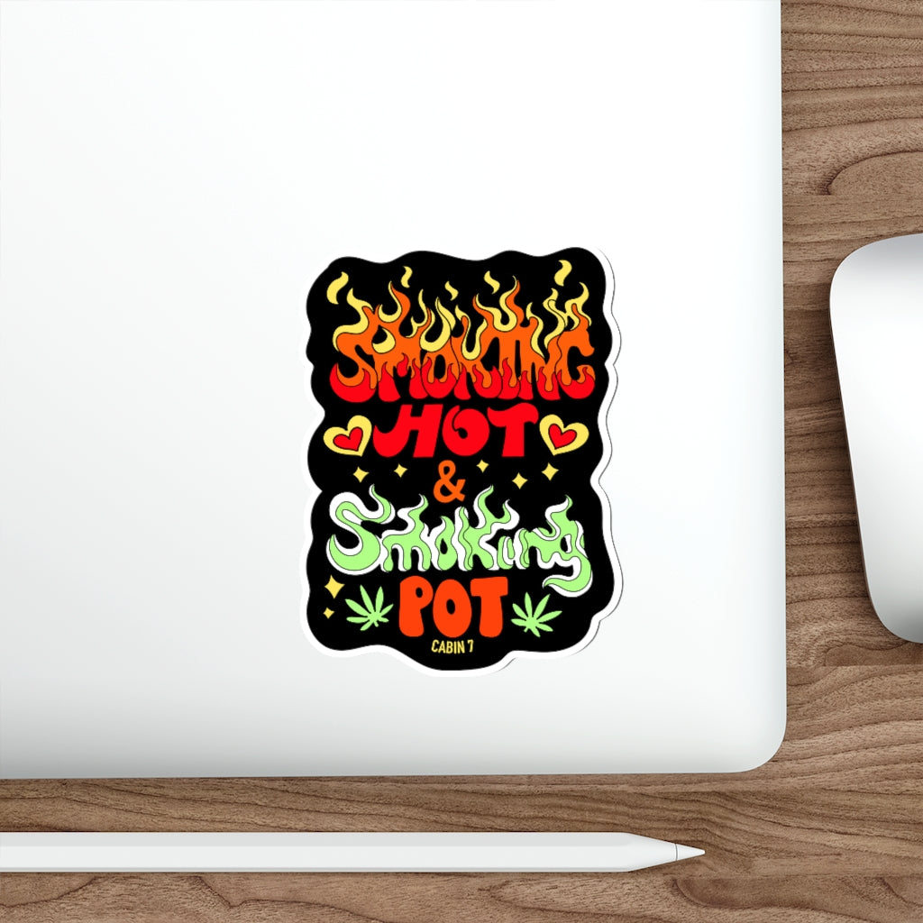 Smoking Hot Sticker
