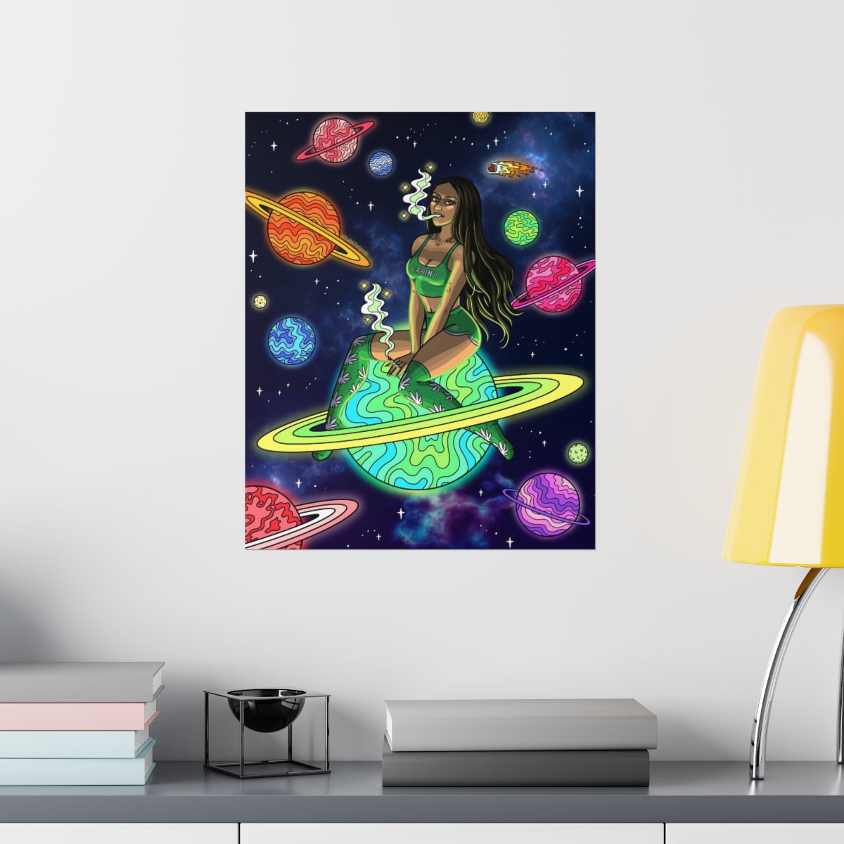 "Space Babe" Poster Print