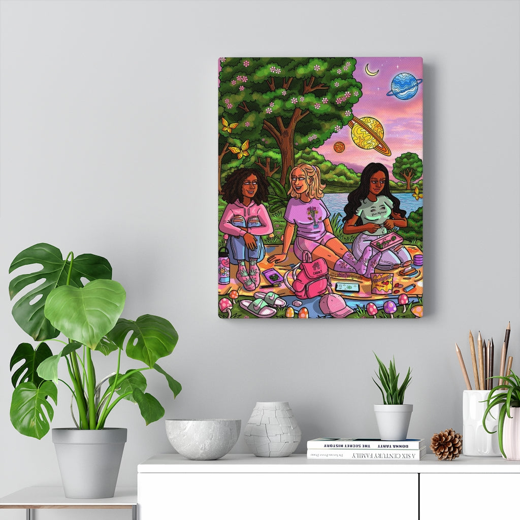 "Cotton Candy Kush" Canvas Print