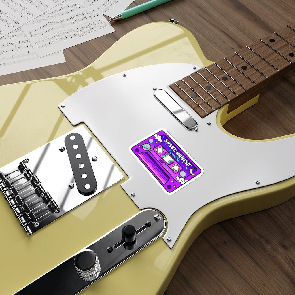 Space Cruise Tunes Sticker