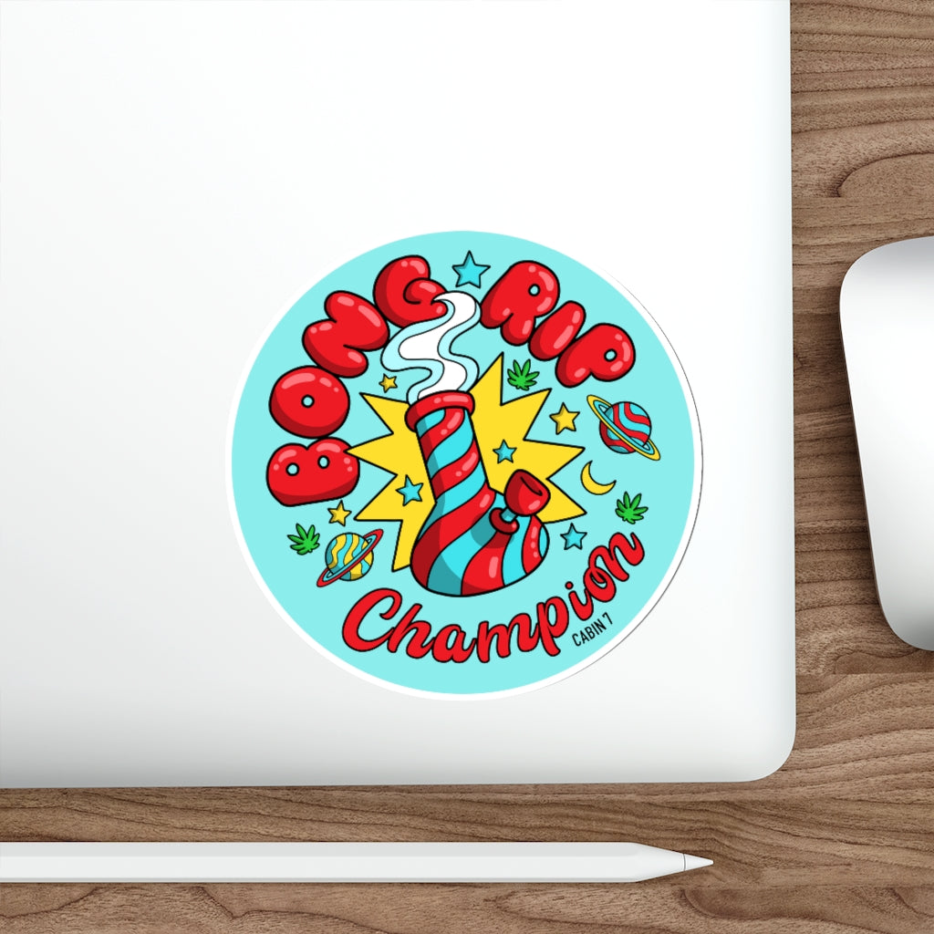 Bong Rip Champion Sticker